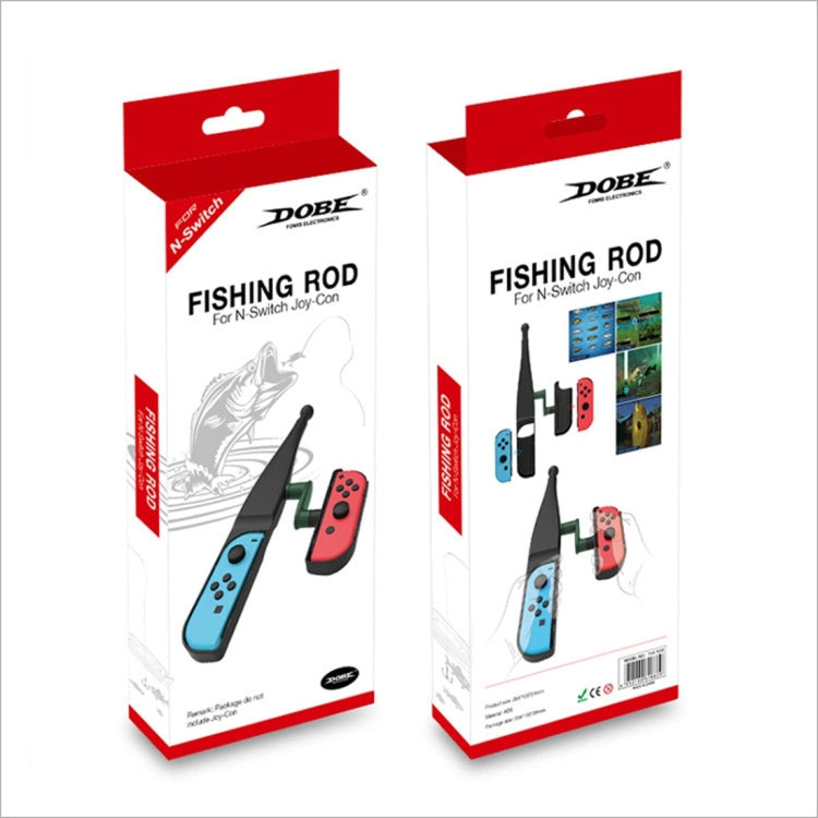 Retail box packaging for fishing rod joystick accessory for Nintendo Switch