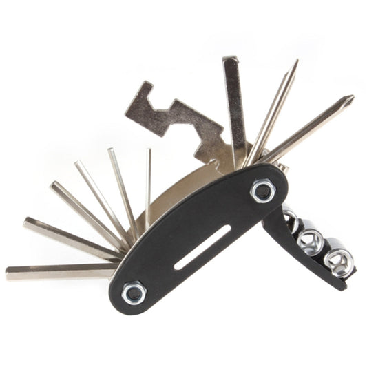 16 in 1 Multifunction Folding Bicycle Repair Combination Tools, 16 in 1