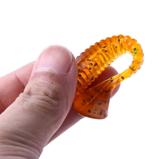 HENGJIA SO0205P 5 PCS 8cm/5g Screw Tail Soft Fishing Lure Artificial Baits, SO0205P