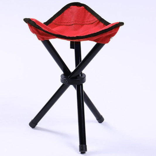 Hiking Outdoor Camping Fishing Folding Stool Portable Triangle Chair Maximum Load 100KG Folding Chair Size:22 x 22 x 31cm, Fishing Folding Stool(Red), Fishing Folding Stool(Blue), Fishing Folding Stool(Green)