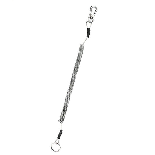 Outdoor Multi-functional Anti-lost Keychain TPU Spring Lanyard, Length: 32cm, Anti-lost Keychain (Transparent), Anti-lost Keychain (Grey), Anti-lost Keychain (Green)