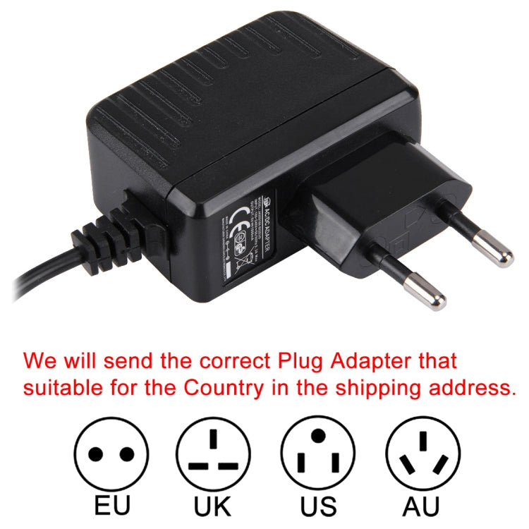 Black plug adapter with two-pin power plug and cable for soldering iron