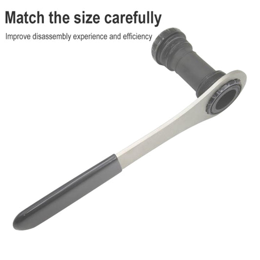 BIKERSAY BB49-16 Bicycle Repair Tools Multi-function Wrench Tool Stainless Steel Axis Spanner, BB49-16