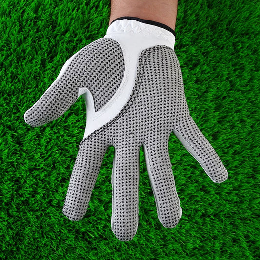 PGM Right Hand Sheepskin Anti-slip Particle Golf Men Gloves, Size: 22#, Size: 22#