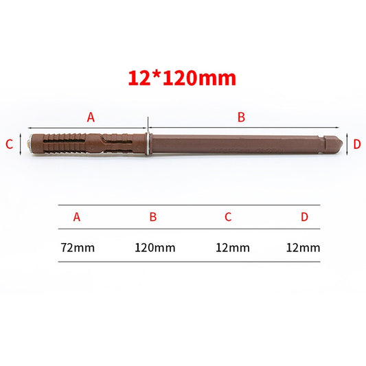 10 PCS Concealed Layer Board Pin Wall Bookshelf Invisible Bulkhead Nail, 12x120mm, 12x120mm