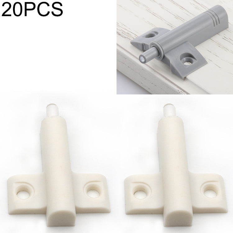 20 PCS Aircraft Shape Back Buffer Cabinet Door Anticollision Damper Shock Absorber, Back Buffer (Grey), Back Buffer (White)