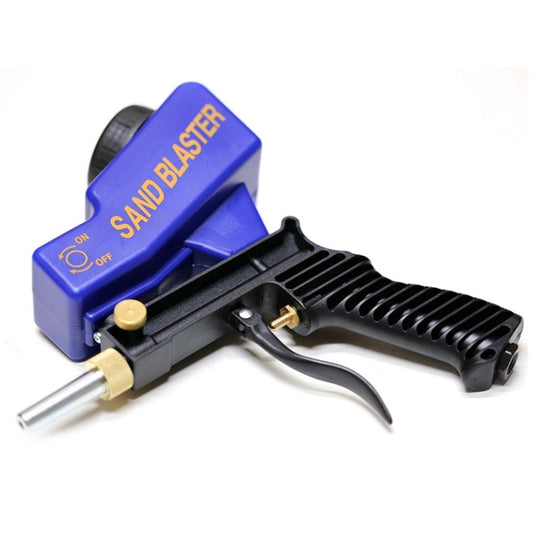 Portable Blue Gravitational Sandblasting Machine Mini Rust-proof Sandblaster Spray Mechine, Blue