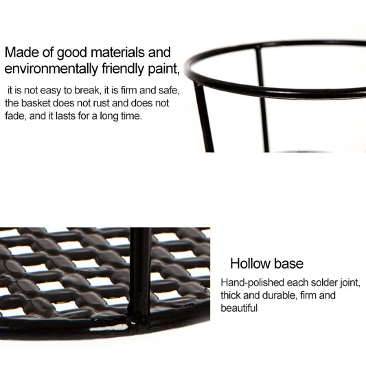 Iron Metal Railing Potted Plant Shelves Hanging Flowerpot Rack