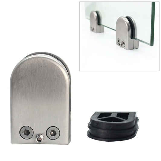 5-8mm Flat Bottom Matte Polished 304 Stainless Steel Fixed Clip Railing Glass Wood Layer Board Clamp Bracket, 5-8mm, Flat Bottom, 304 Stainless Steel