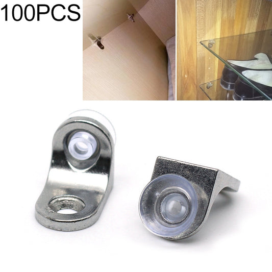 Round zinc alloy suction cup bracket with metal base and central cup insert