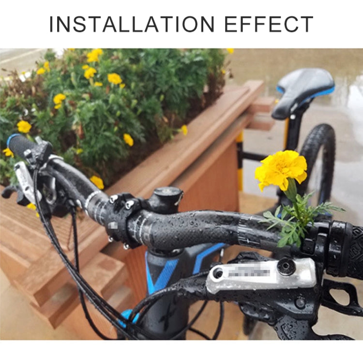 Matte black carbon fiber road bike bent handlebar installed on front of bicycle