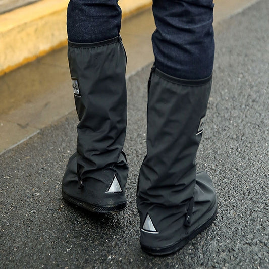 Outdoor High Tube Rainproof Snowproof Thickened Rain Shoes Size:XL, Size:XL