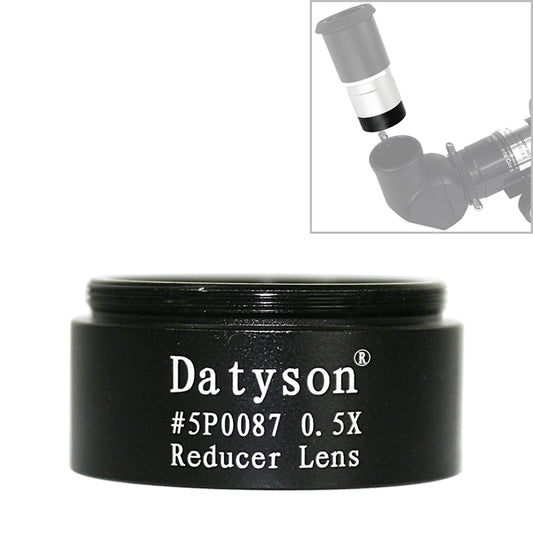 Datyson 5P0087 Fine Thread Astronomical Telescope Accessories 1.25 inch 0.5X Defocusing Lens Reducer, 5P0087 Fine Thread