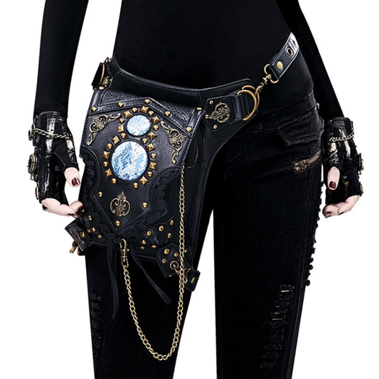 FHG082BK Ladies Multifunctional One-shoulder Crossbody Bag Waist Bag, 27 x 16cm