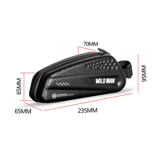 WILD MAN EX Waterproof Front Bag MTB Mobile Phone Sets Bicycle Tube Bag Riding Accessories, EX