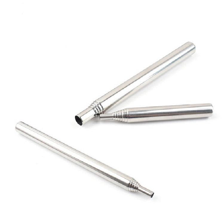 Stainless steel retractable blow torch set showing telescoping tube components