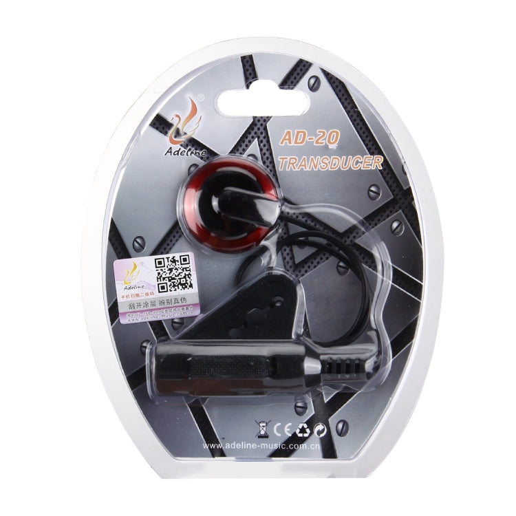 AD-20 transducer clip-on guitar tuner blister package