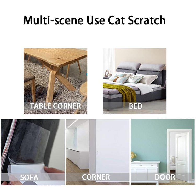 2 PCS Cat Scratch Protection PVC Sofa Anti-scratch Stickers , Size: 14x39cm, Size: 14x39cm
