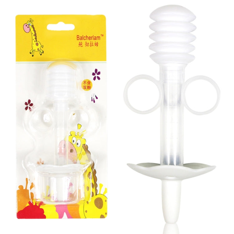 Balcherlam medicine feeder package with blister pack and clear tube applicator