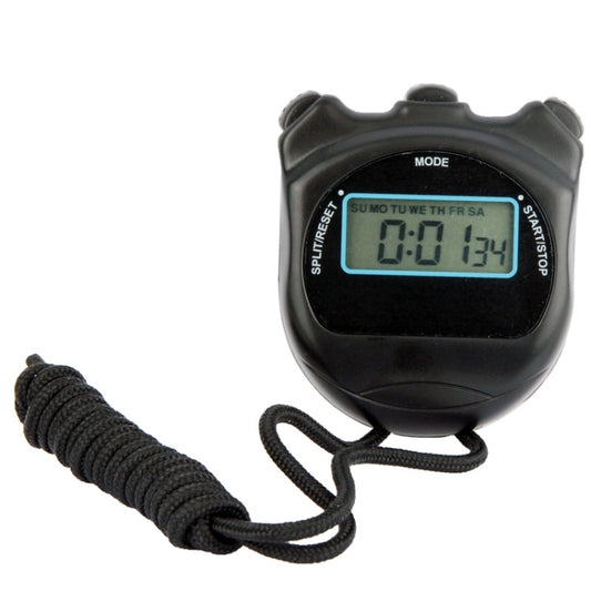 PS50 Stopwatch Professional Chronograph Handheld Digital LCD Sports Counter Timer with Strap, PS50