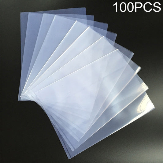 100 PCS Sealer Closer Machine Special Transparent Plastic Bag with Customized Logo & Design, Size: 23cm x 33cm, 21 x 34cm