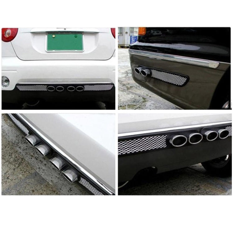 2 PCS Car Tail Pipes Exhaust Pipe Decorative Sticker