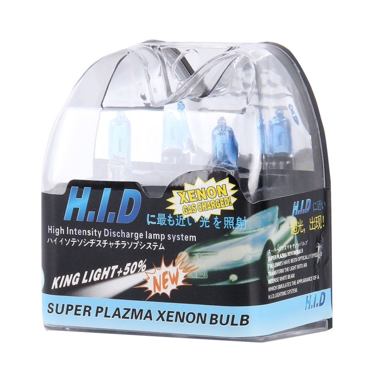 HID xenon bulb retail package with SUPER PLAZMA XENON BULB label
