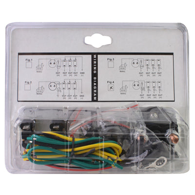 Flip-up Start Ignition Switch Panel and Accessories for Racing Sport , Three-pole