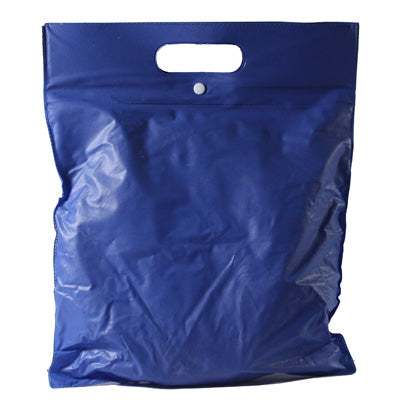 Blue packaging bag for steel tow cable