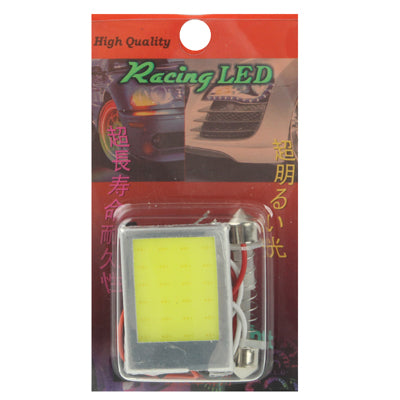 RacingLED blister pack for LED car interior lamp, square COB panel with wiring