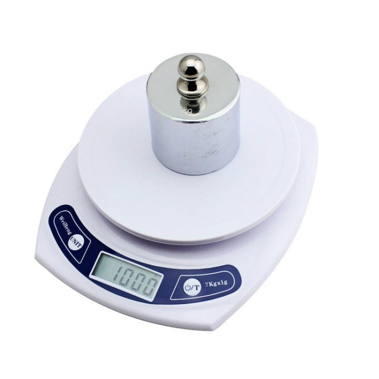 Electronic Kitchen Scale (1g~7kg), 7kg x 1g
