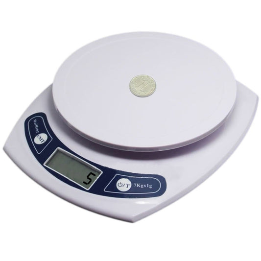 Electronic Kitchen Scale (1g~7kg), 7kg x 1g