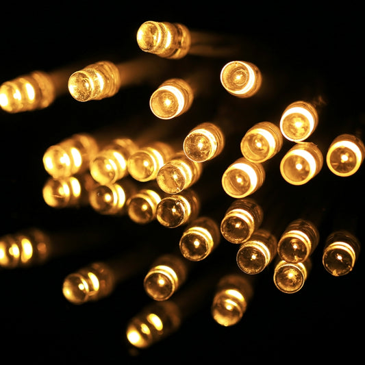 For Christmas Party, 20 LED 2-Mode Flash, Battery Powered, 2m Warm White, 2m White Light
