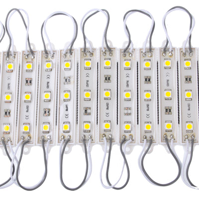 20x 3-LED Warm White Light 5050 SMD LED, DC 12V