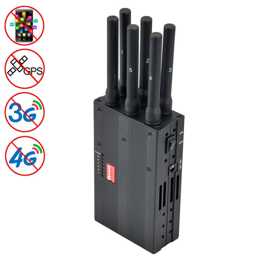 GSM / CDMA / DCS / PCS / 3G / 4G / GPS Mobile Phone Signal Breaker / Jammer / Isolator, Coverage: 20meters (JAX-121A-6B), GSM / CDMA / DCS / PCS / 3G / 4G / GPS