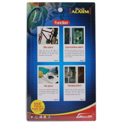 105dB Bicycle Alarm JX-612, JX-612