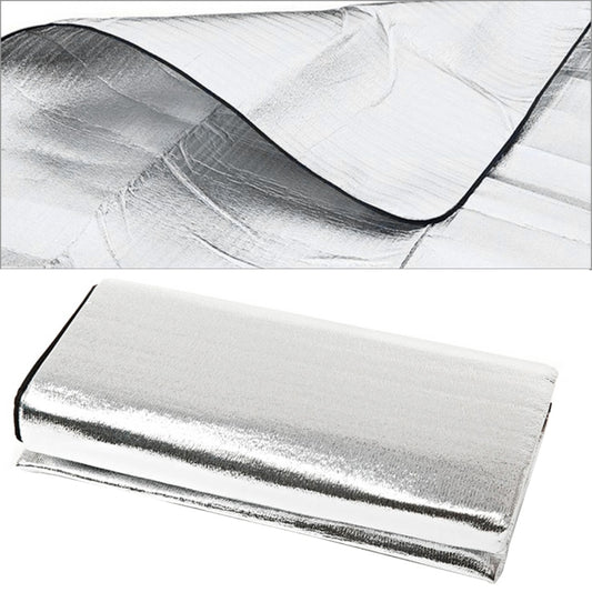 7mm Thickening of Double Aluminum Moisture Pad / Camping Sleeping Pad, Size: 200cm x 200cm, 200cm x200 Aluminum film