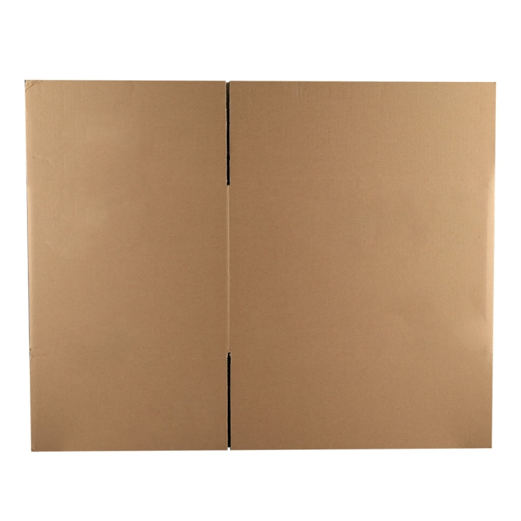 Flat kraft paper shipping box panels with side seam