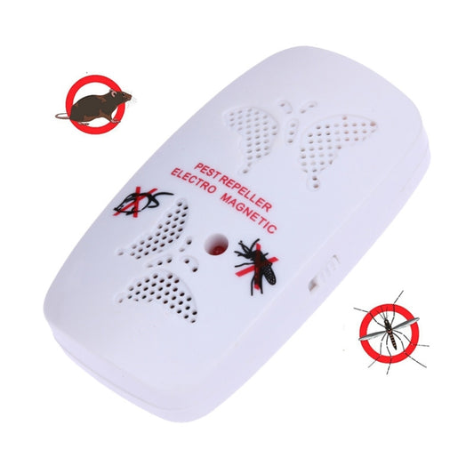 Ultrasonic Electronics Insecticide with Two Steps of Adjustable, White (US Plug), US Plug White, US Plug Pink