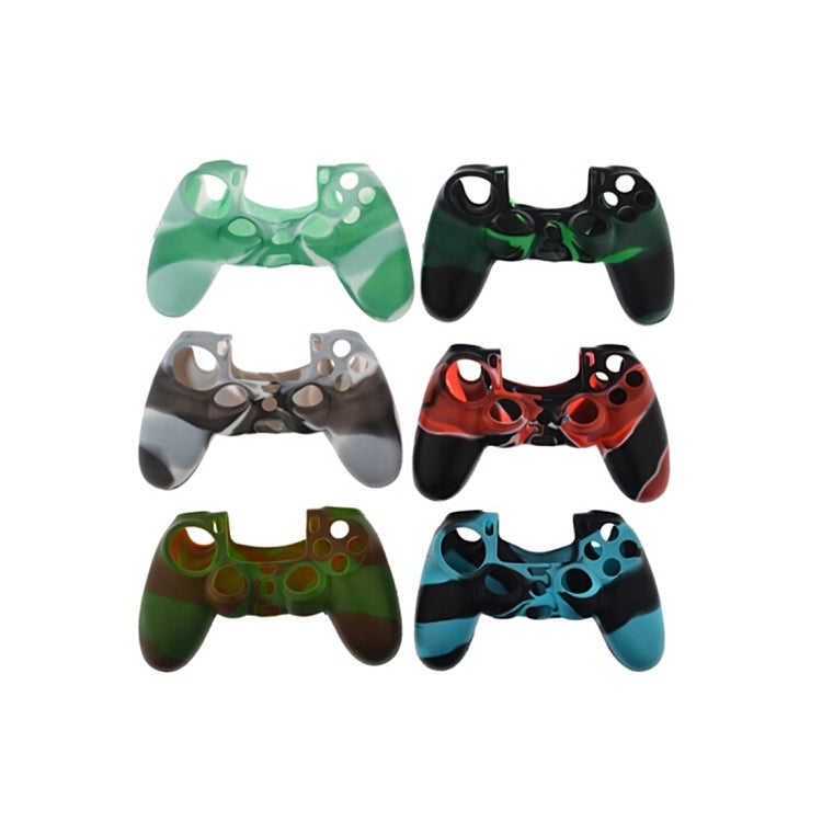 Assorted silicone PS4 controller cases with camo colors in multiple styles