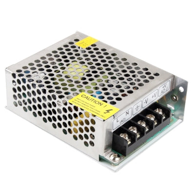 DC 12V 5A regulated switching power supply with vented metal case and terminal block