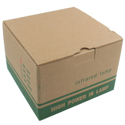 Cardboard box labeled infrared lamp for high power IR LED auxiliary light