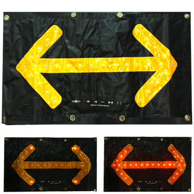 30 LED Car Safety Hazard Traffic Two-way Arrow Direction with Key Indicator Switch Signal Sign, YFY:A4685