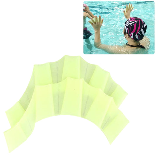 Finger Flexible Silicone Swimming Gloves (Large Size), Size : S Green, Size : M Green, Size : L Green