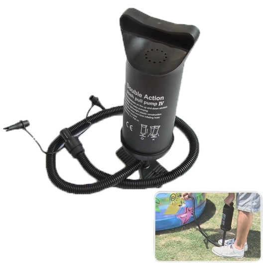 Air Pump, Double Action Push Pull Pump for Swimming Ring, Air Cushion, Inflatable Toys, Random Color Delivery, Air Pump