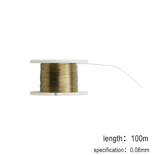 kaisi 0.08mm Alloy Steel Molybdenum Wire Cutting Wire Line, Length: 100m, Kaisi 0.08mm 100m