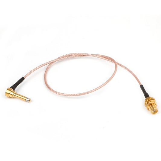 Male-to-SMA female test probe cable, 35 cm fine coax with gold connectors