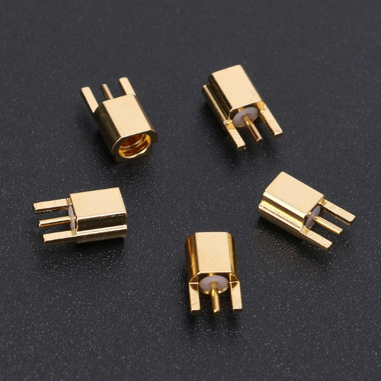 MMCX female 3-jack connector pin set, gold-plated, five connectors