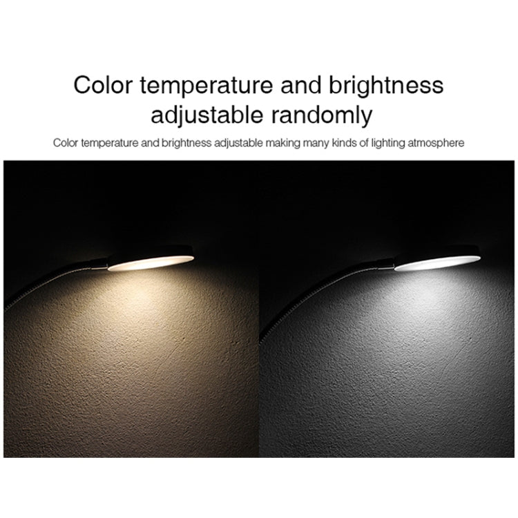 GU10 LED spotlight beam pattern on wall from a dual white bulb