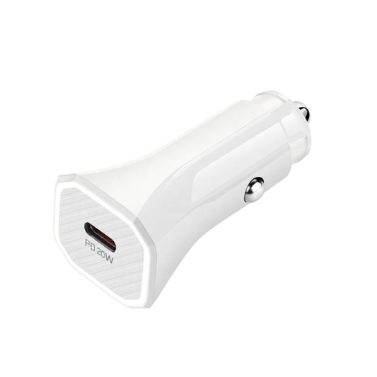 TE-P2 PD 20W Type-C Interface Car Charger, TE-P2 (Black), TE-P2 (White)